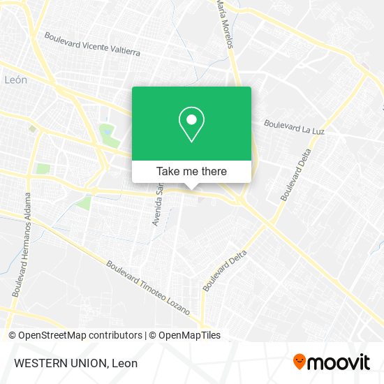 WESTERN UNION map