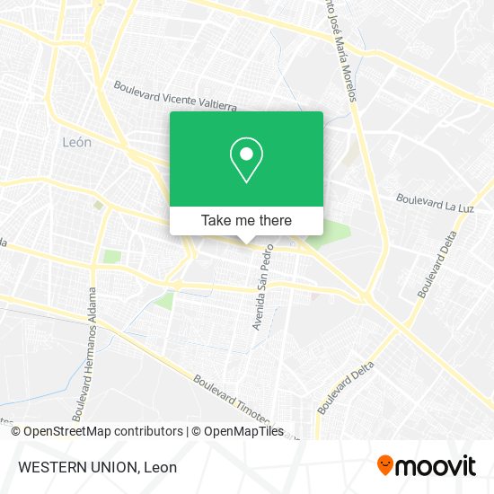 WESTERN UNION map