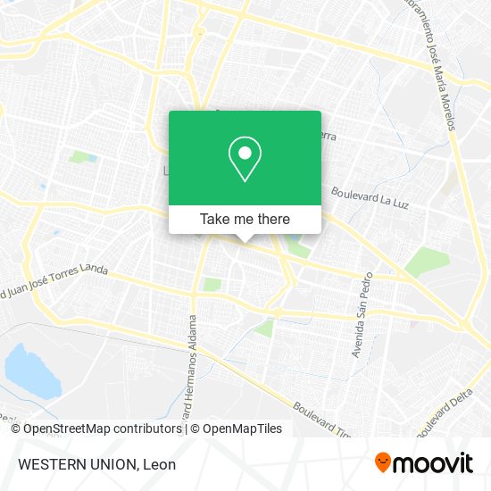 Mapa de WESTERN UNION
