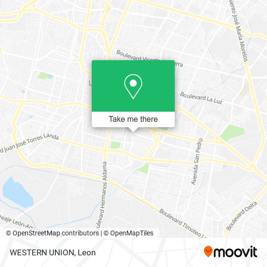 WESTERN UNION map