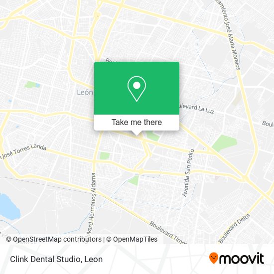Mapa de Clink Dental Studio