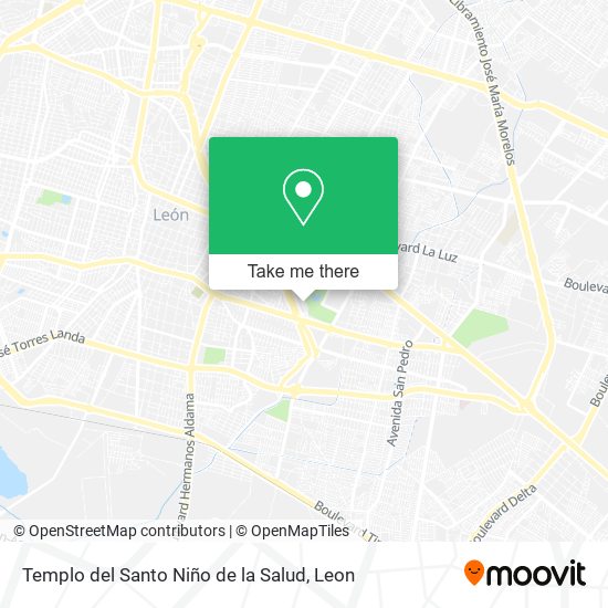 Mapa de Templo del Santo Niño de la Salud