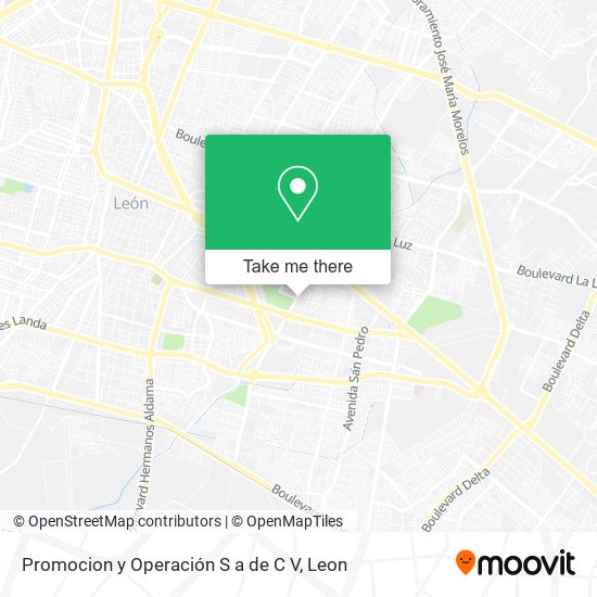 Promocion y Operación S a de C V map