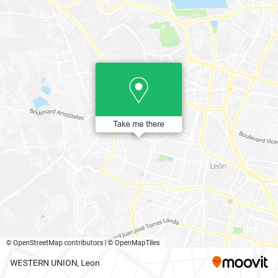 WESTERN UNION map