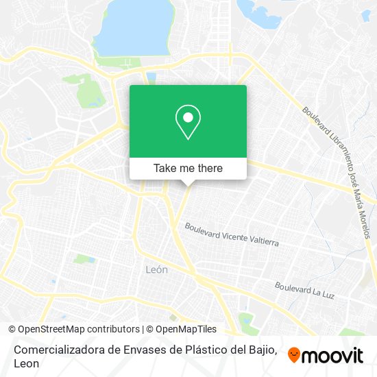 Comercializadora de Envases de Plástico del Bajio map