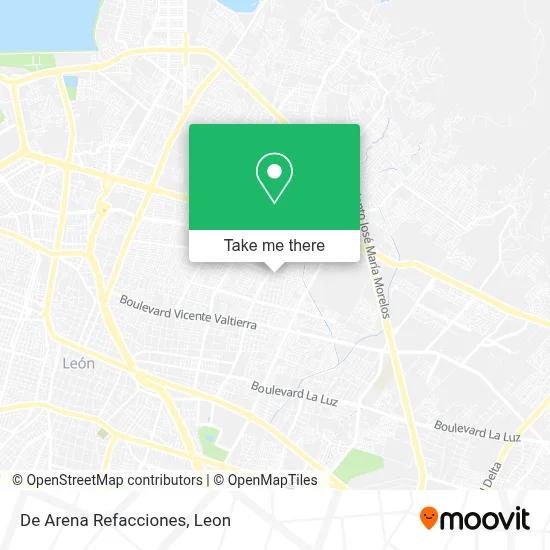 De Arena Refacciones map