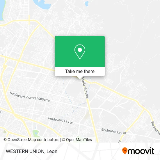 WESTERN UNION map
