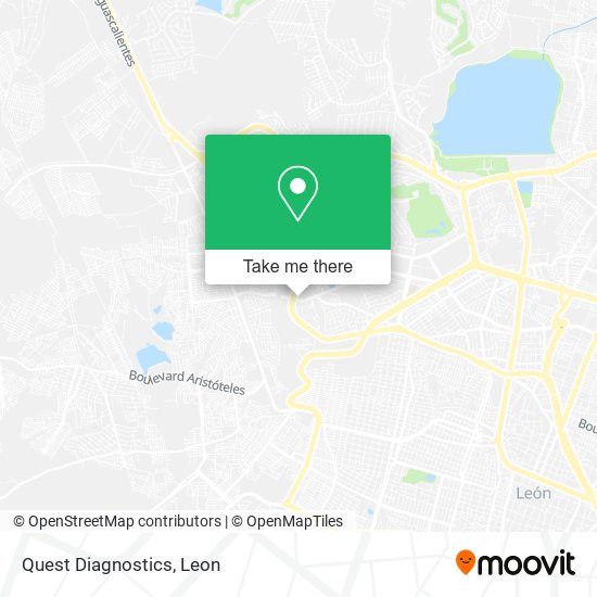 Quest Diagnostics map