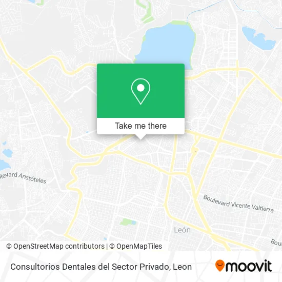 Consultorios Dentales del Sector Privado map