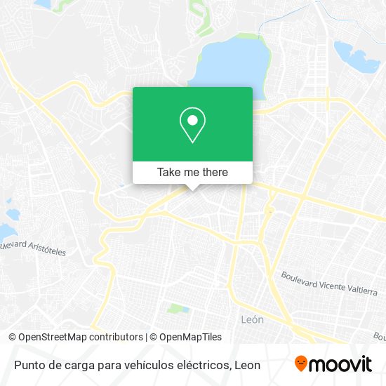 Mapa de Punto de carga para vehículos eléctricos