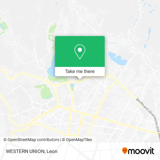 WESTERN UNION map