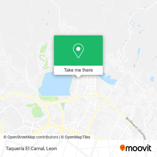 Mapa de Taquería El Carnal