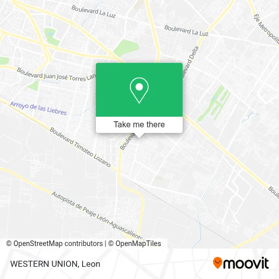 WESTERN UNION map