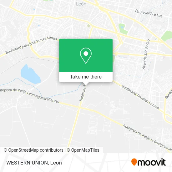 Mapa de WESTERN UNION