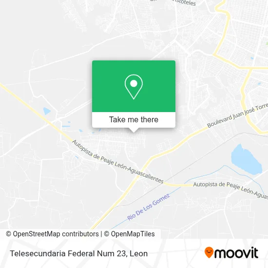 Telesecundaria Federal Num 23 map