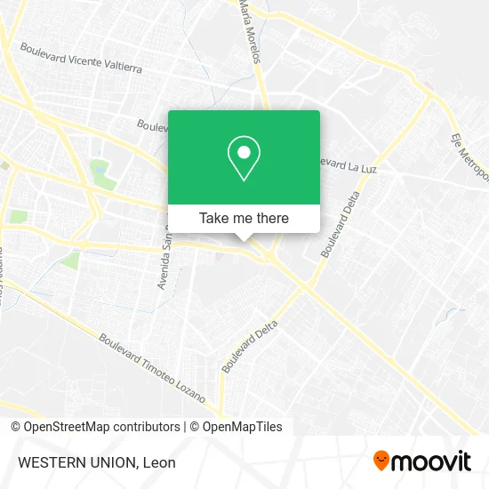 WESTERN UNION map