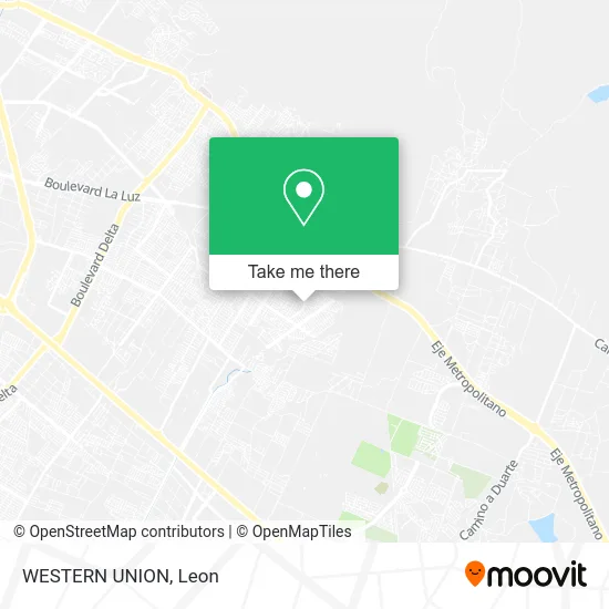 WESTERN UNION map