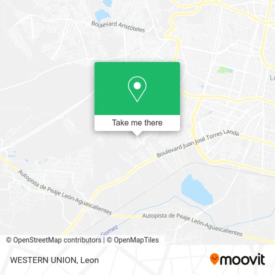 WESTERN UNION map