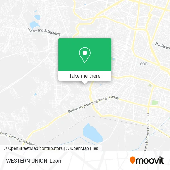 WESTERN UNION map