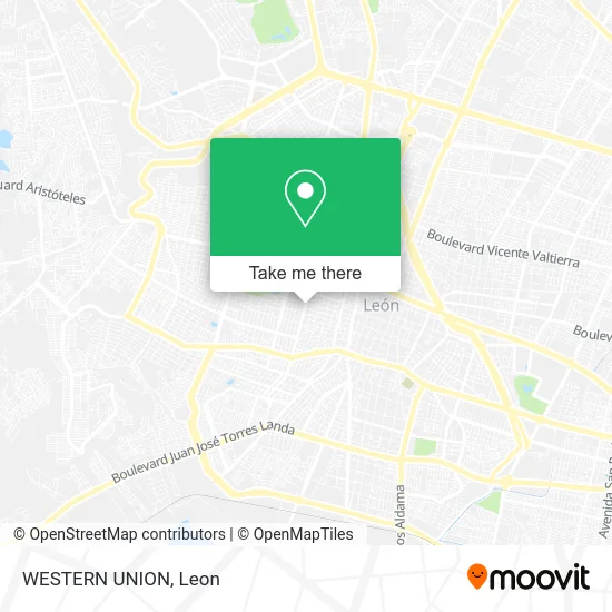 WESTERN UNION map