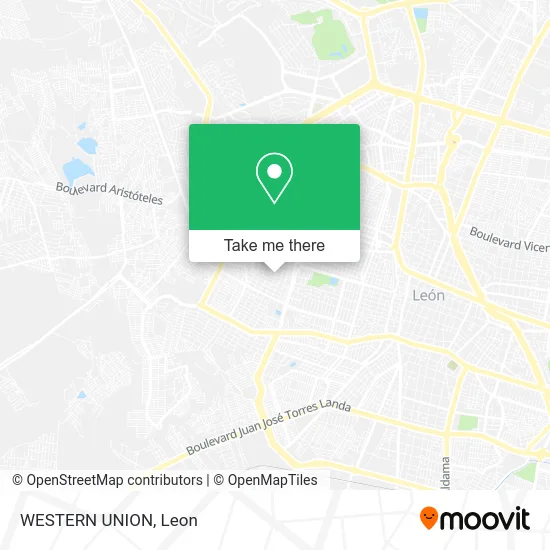 WESTERN UNION map