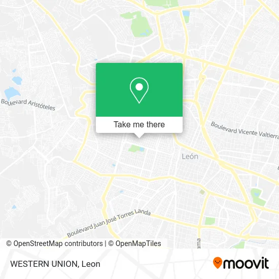 WESTERN UNION map