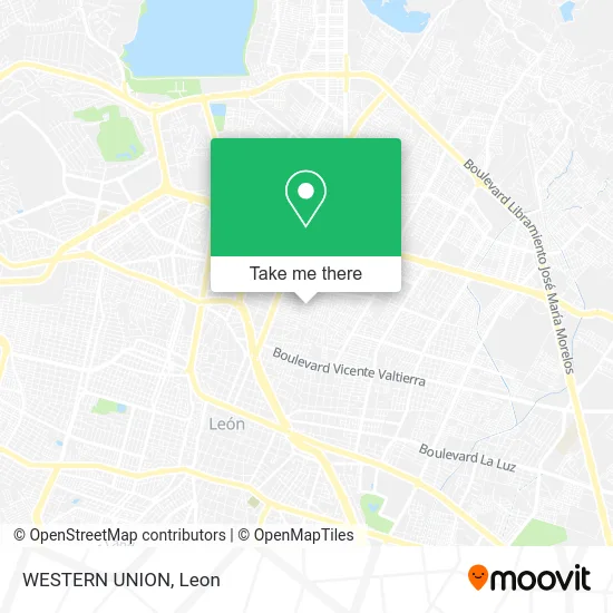 WESTERN UNION map