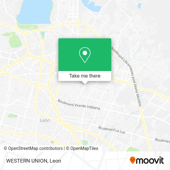 WESTERN UNION map