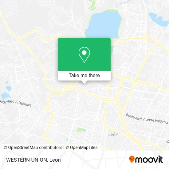 WESTERN UNION map