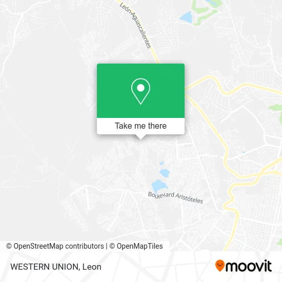 WESTERN UNION map