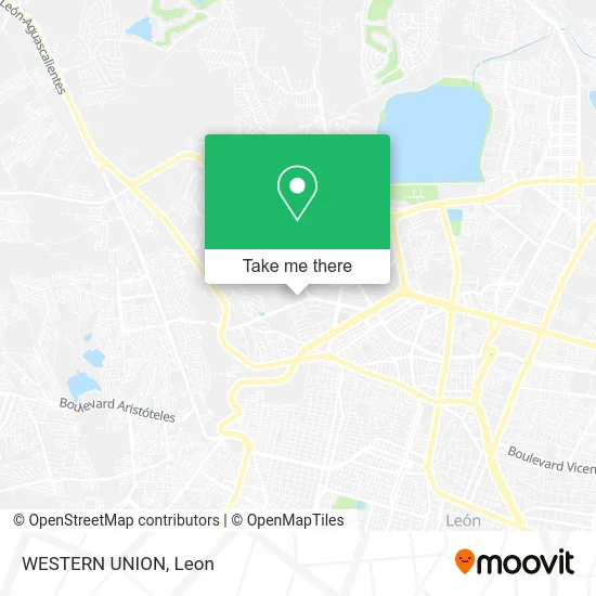 WESTERN UNION map