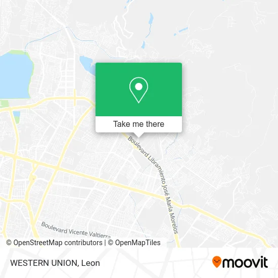 WESTERN UNION map