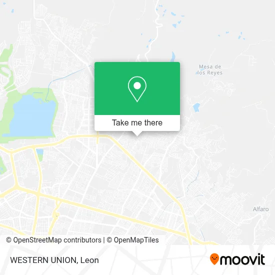 WESTERN UNION map
