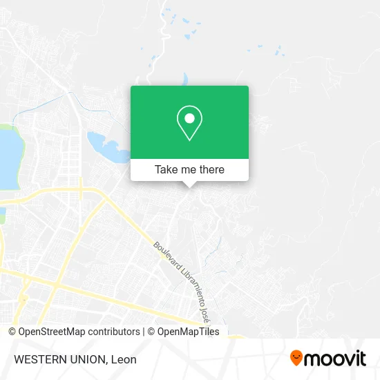WESTERN UNION map