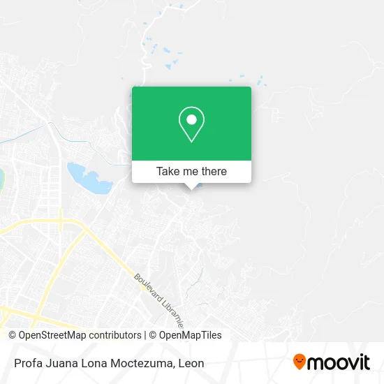 Profa Juana Lona Moctezuma map