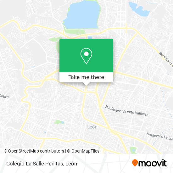 Colegio La Salle Peñitas map