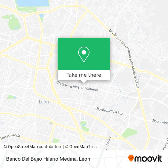 Banco Del Bajio Hilario Medina map