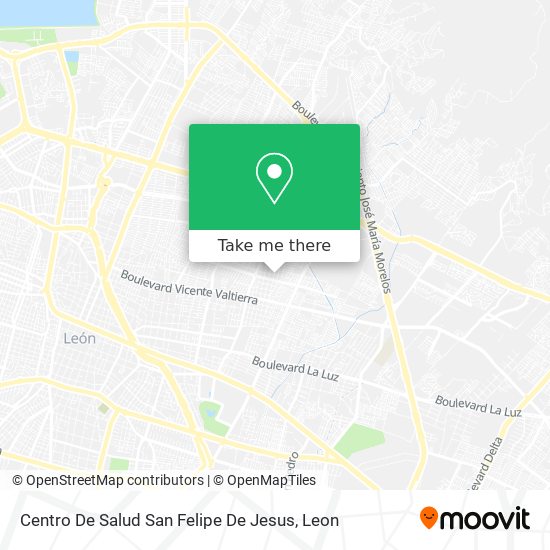 Mapa de Centro De Salud San Felipe De Jesus