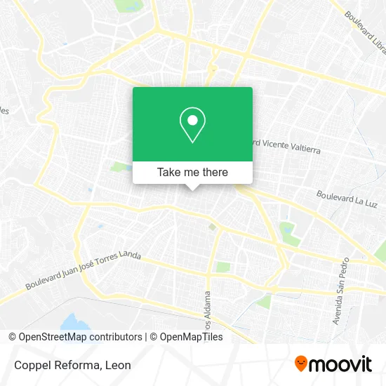 Coppel Reforma map