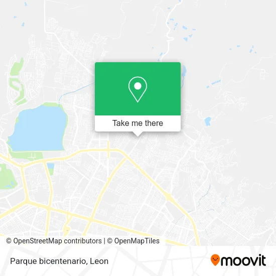 Mapa de Parque bicentenario