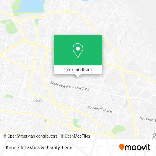 Kenneth Lashes & Beauty map