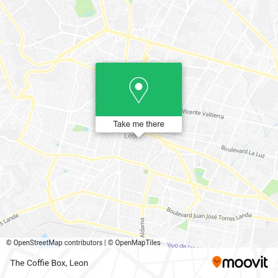 The Coffie Box map