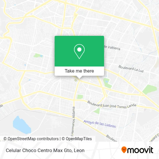 Celular Choco Centro Max Gto map