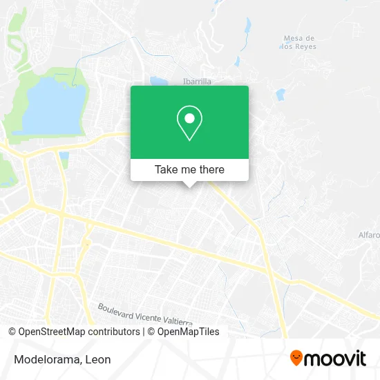 Modelorama map
