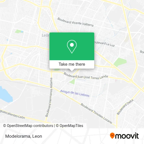 Modelorama map