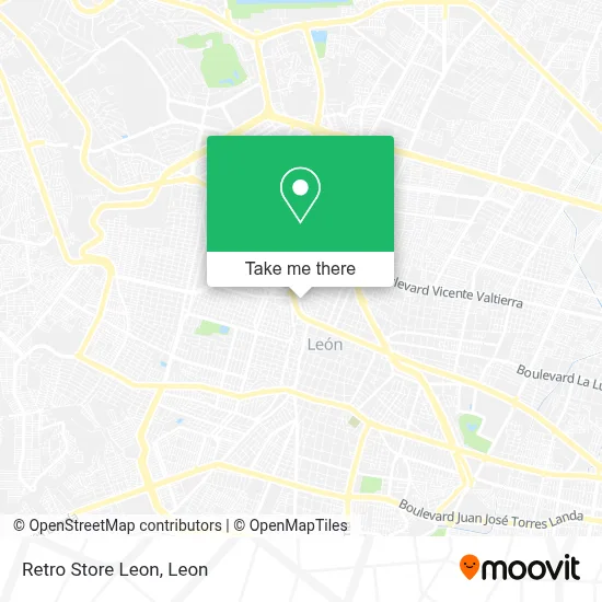Retro Store Leon map