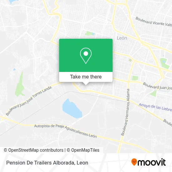 Pension De Trailers Alborada map