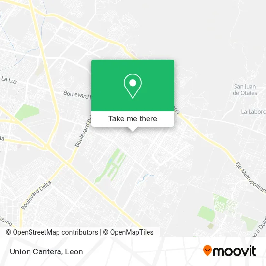 Union Cantera map