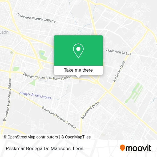 Peskmar Bodega De Mariscos map