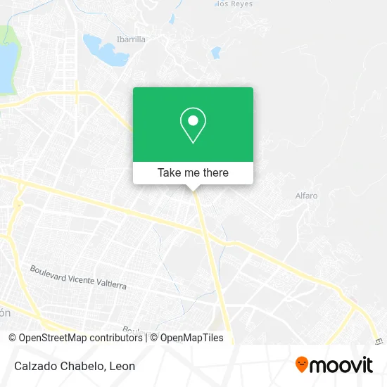 Calzado Chabelo map